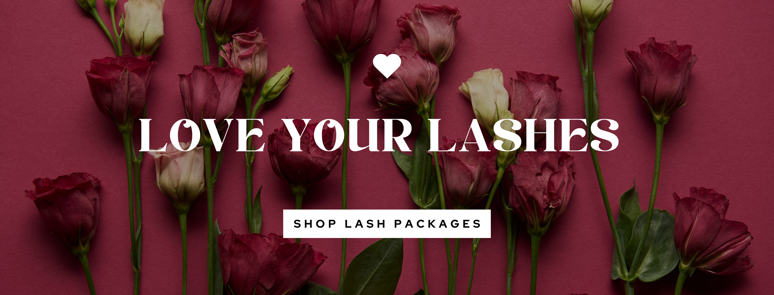 Love your Lashes (2560 x 977 px homepage